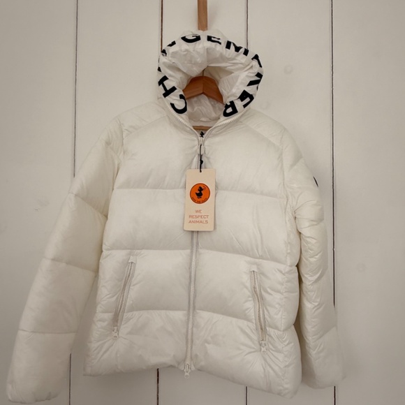 Save the Duck Lois Puffer Jacket 100% Animal Free "Change Maker" size LARGE NWT - Picture 1 of 10